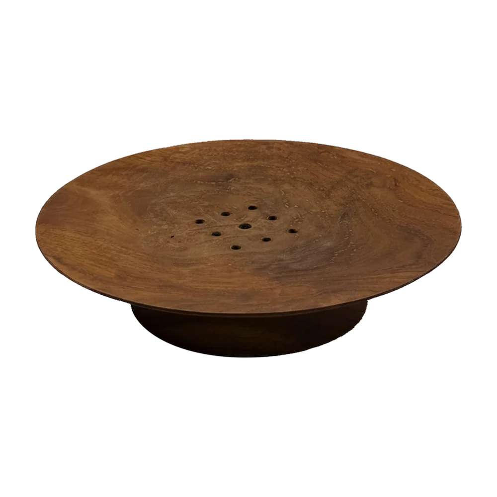 Chaban — Wood round pedestal