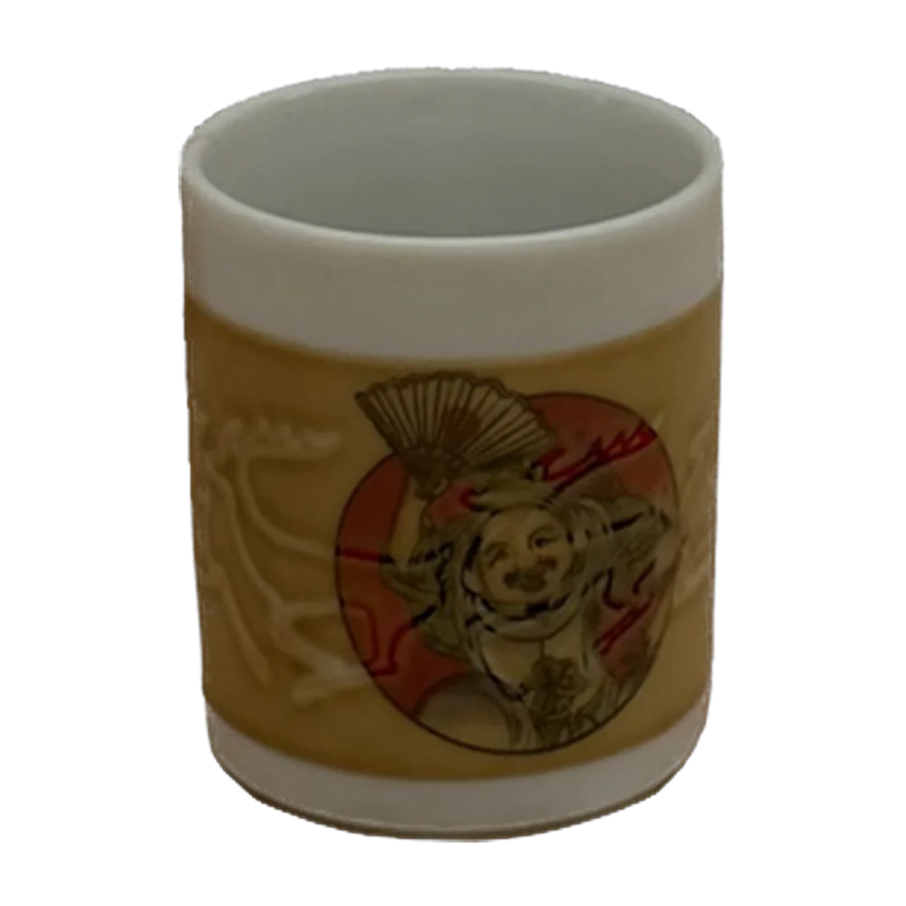 Tea cup — Clay tan mug, figure