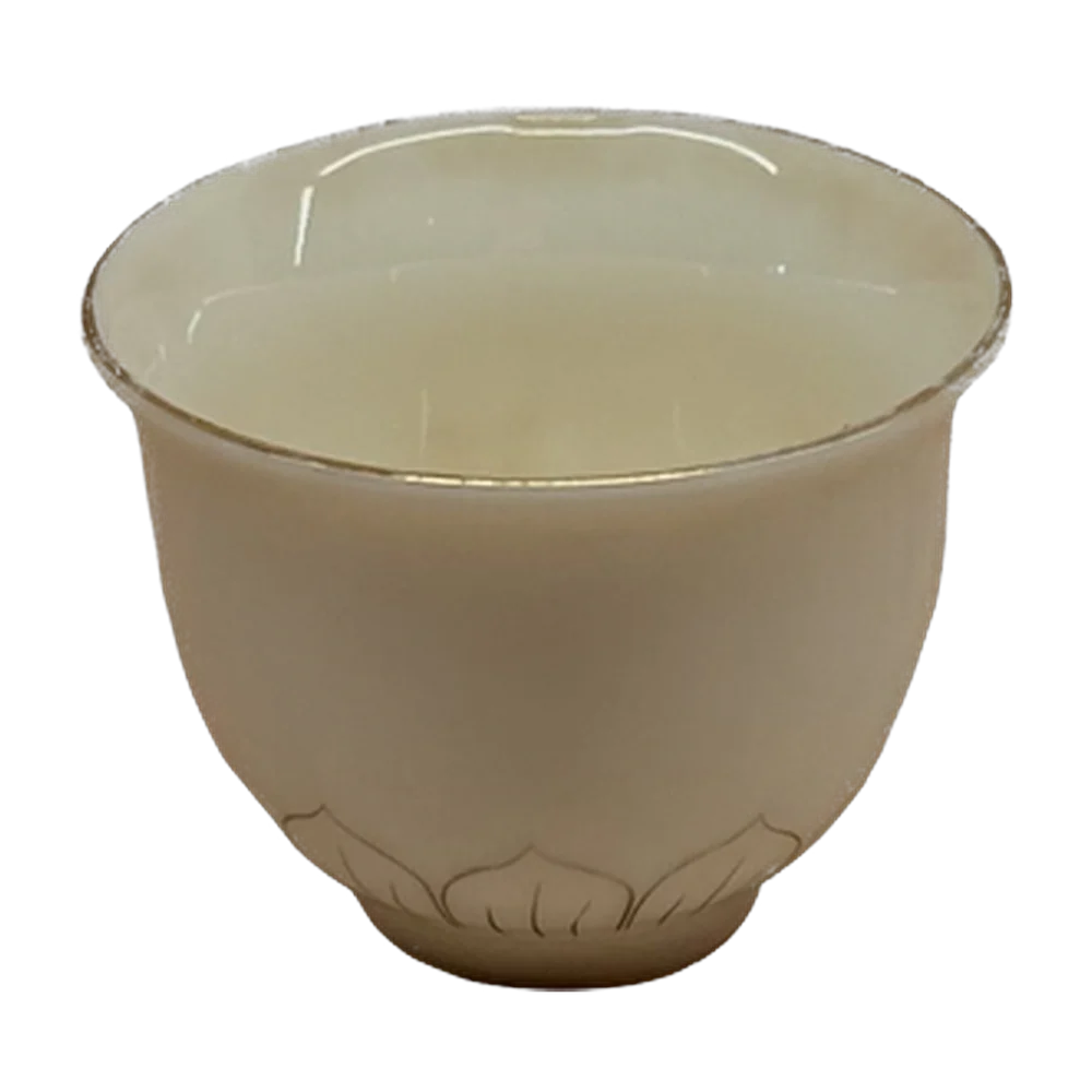 Tea cup — Porcelain white