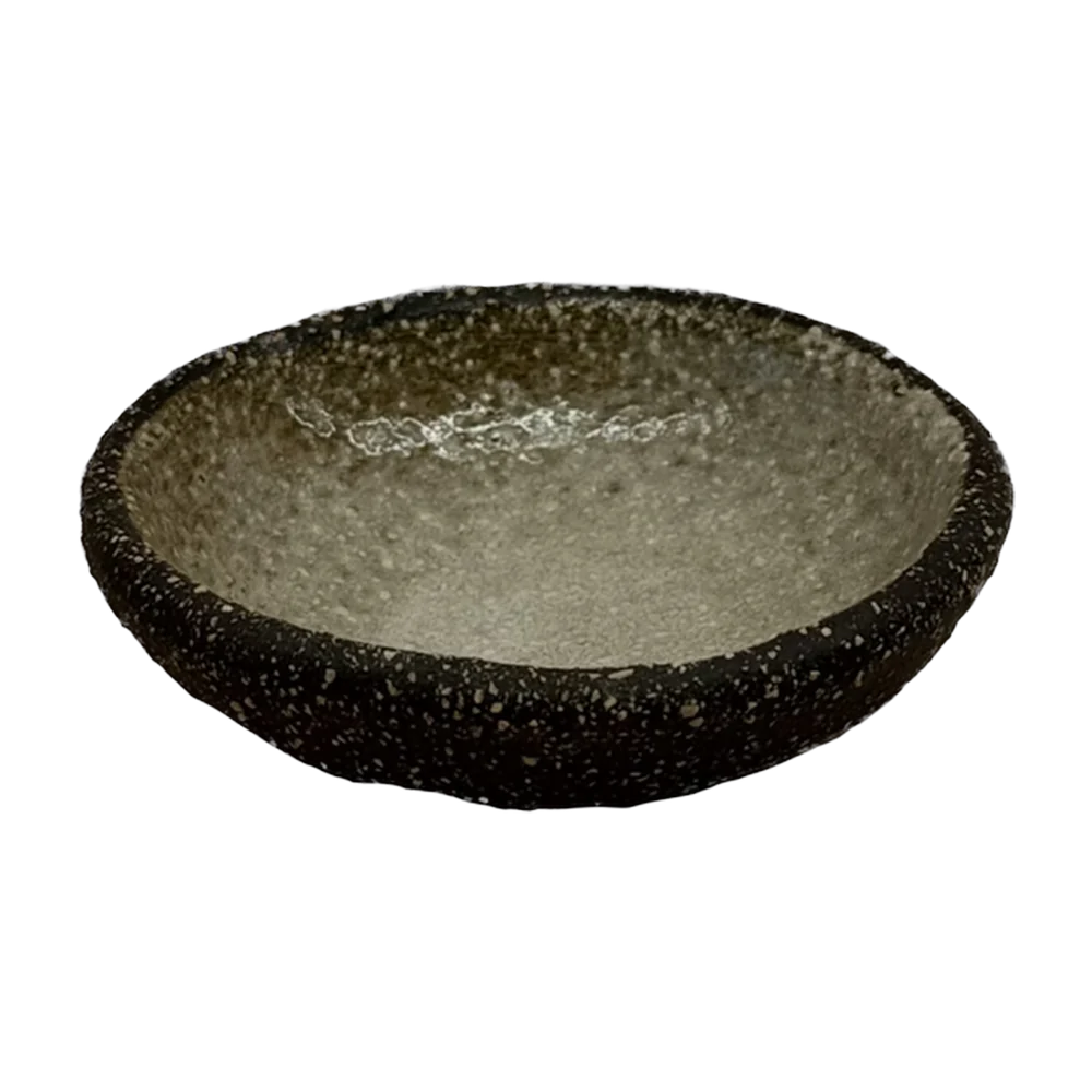 Tea cup — Clay dark textured