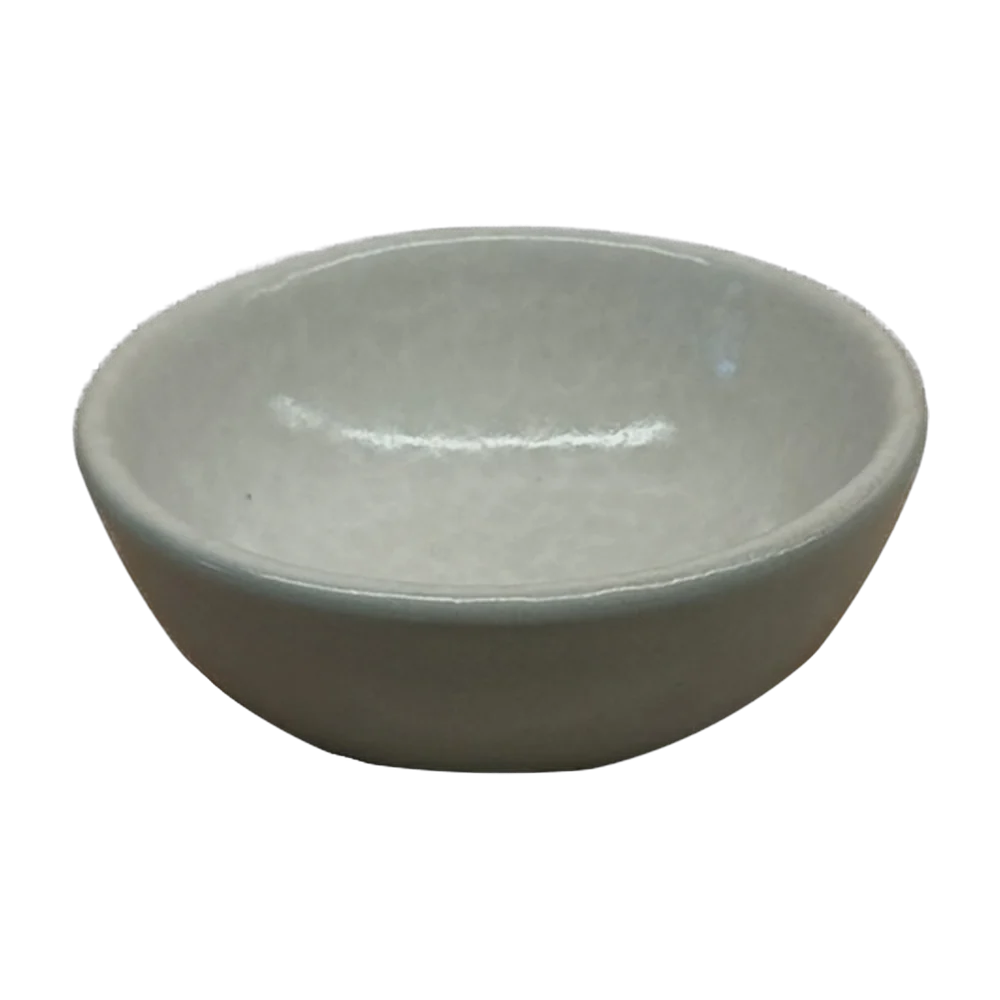 Tea cup — Clay celadon shallow