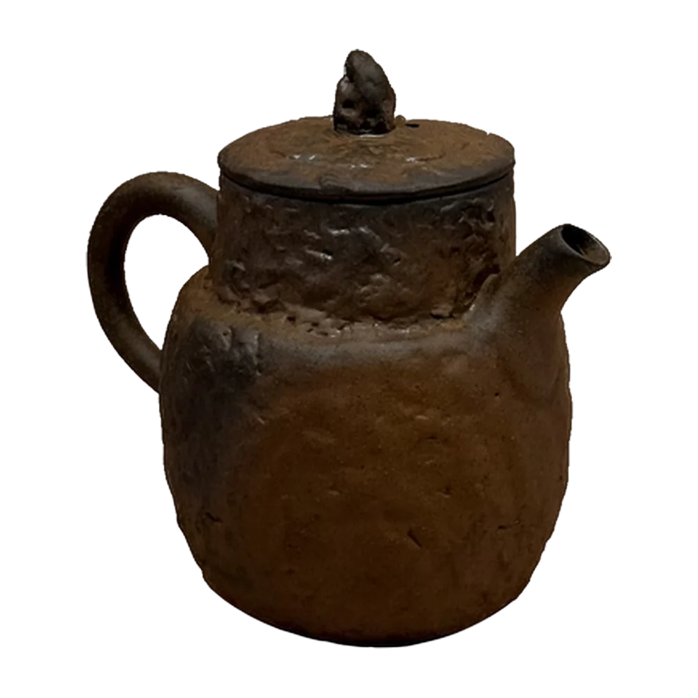Teapot — Dehua clay brown